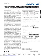 MAX16064 datasheet pdf MAXIM - Dallas Semiconductor