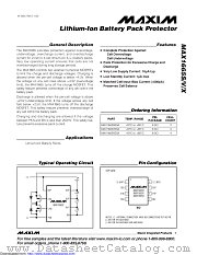 MAX1665 datasheet pdf MAXIM - Dallas Semiconductor