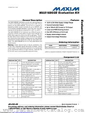 MAX16802BEVKIT datasheet pdf MAXIM - Dallas Semiconductor