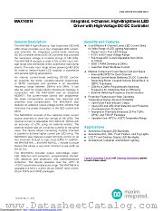 MAX16814ATP/V+C85 datasheet pdf MAXIM - Dallas Semiconductor