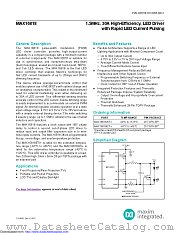 MAX16818ATI+ datasheet pdf MAXIM - Dallas Semiconductor