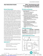 MAX16822BASA+ datasheet pdf MAXIM - Dallas Semiconductor