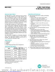 MAX16903SA50/V+TCJ datasheet pdf MAXIM - Dallas Semiconductor
