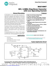 MAX16907SATE/V+CMD datasheet pdf MAXIM - Dallas Semiconductor