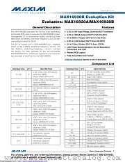 MAX16920BEVKIT datasheet pdf MAXIM - Dallas Semiconductor