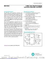 MAX16922AUPB/V+T datasheet pdf MAXIM - Dallas Semiconductor