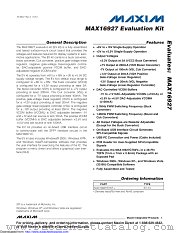 MAX16927EVKIT+ datasheet pdf MAXIM - Dallas Semiconductor