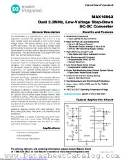 MAX16963RATEC+T datasheet pdf MAXIM - Dallas Semiconductor