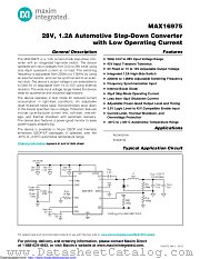 MAX16975AAEE/V+W datasheet pdf MAXIM - Dallas Semiconductor