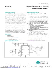 MAX16977SATE+T datasheet pdf MAXIM - Dallas Semiconductor
