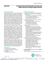 MAX16984SAGI/VS+ datasheet pdf MAXIM - Dallas Semiconductor