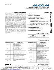 MAX17062EVKIT datasheet pdf MAXIM - Dallas Semiconductor