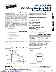 MAX1745EUB+T datasheet pdf MAXIM - Dallas Semiconductor