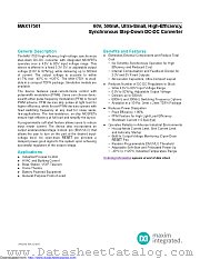 MAX17501CATB+T datasheet pdf MAXIM - Dallas Semiconductor