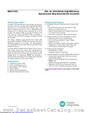 MAX17502HATB+T datasheet pdf MAXIM - Dallas Semiconductor