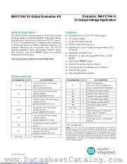 MAX17544EVKITB datasheet pdf MAXIM - Dallas Semiconductor