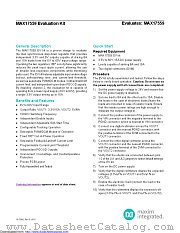 MAX17559EVKIT datasheet pdf MAXIM - Dallas Semiconductor