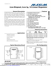 MAX1793EUE25+T datasheet pdf MAXIM - Dallas Semiconductor