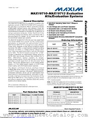 MAX19710EVKIT datasheet pdf MAXIM - Dallas Semiconductor
