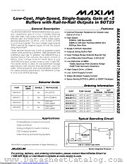 MAX4019EEE+ datasheet pdf MAXIM - Dallas Semiconductor
