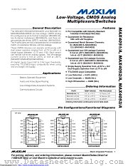 MAX4051ESE+T datasheet pdf MAXIM - Dallas Semiconductor