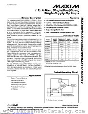 MAX407CSA+T datasheet pdf MAXIM - Dallas Semiconductor