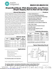 MAX4131ESA+ datasheet pdf MAXIM - Dallas Semiconductor