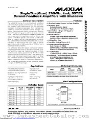MAX4187EEE+ datasheet pdf MAXIM - Dallas Semiconductor