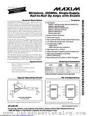 MAX4212EUK+T datasheet pdf MAXIM - Dallas Semiconductor