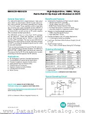MAX4231AYT+C7G datasheet pdf MAXIM - Dallas Semiconductor