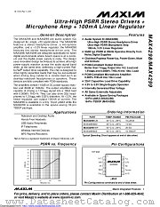 MAX4299EWP+ datasheet pdf MAXIM - Dallas Semiconductor