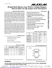 MAX4330EUK+ datasheet pdf MAXIM - Dallas Semiconductor
