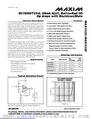 MAX4338EUB-T datasheet pdf MAXIM - Dallas Semiconductor