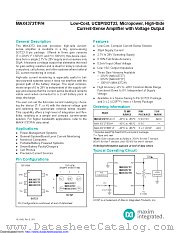 MAX4372TESA+T datasheet pdf MAXIM - Dallas Semiconductor