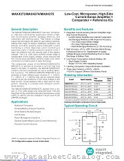 MAX4374TEUB+TG069 datasheet pdf MAXIM - Dallas Semiconductor