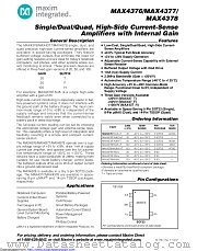MAX4376TAUK/V+T datasheet pdf MAXIM - Dallas Semiconductor