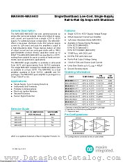 MAX4401AXT datasheet pdf MAXIM - Dallas Semiconductor