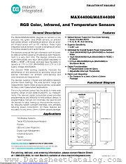 MAX44008EDT+ datasheet pdf MAXIM - Dallas Semiconductor