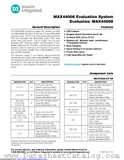 MAX44008EVSYS# datasheet pdf MAXIM - Dallas Semiconductor