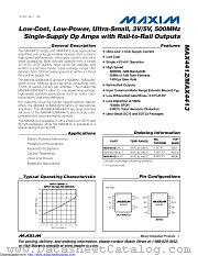 MAX4412EUK datasheet pdf MAXIM - Dallas Semiconductor