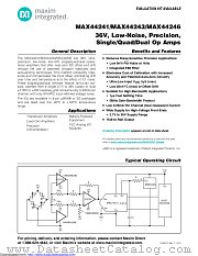 MAX44243ASD+ datasheet pdf MAXIM - Dallas Semiconductor