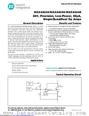 MAX44248AUA+ datasheet pdf MAXIM - Dallas Semiconductor
