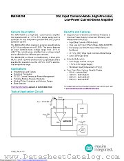 MAX44284WAWT+T datasheet pdf MAXIM - Dallas Semiconductor