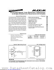 MAX4444ESE+T datasheet pdf MAXIM - Dallas Semiconductor