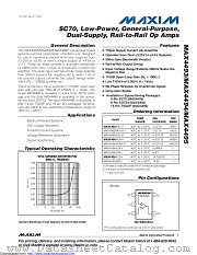 MAX4495AUD+ datasheet pdf MAXIM - Dallas Semiconductor
