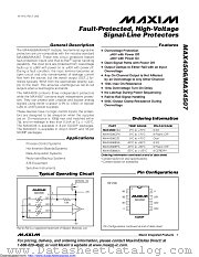 MAX4507CWN+ datasheet pdf MAXIM - Dallas Semiconductor