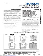 MAX4524CUB+T datasheet pdf MAXIM - Dallas Semiconductor