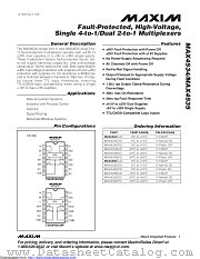 MAX4534ESD+ datasheet pdf MAXIM - Dallas Semiconductor