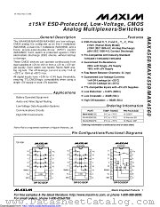 MAX4560ESE+T datasheet pdf MAXIM - Dallas Semiconductor