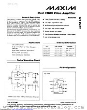 MAX457EPA+ datasheet pdf MAXIM - Dallas Semiconductor